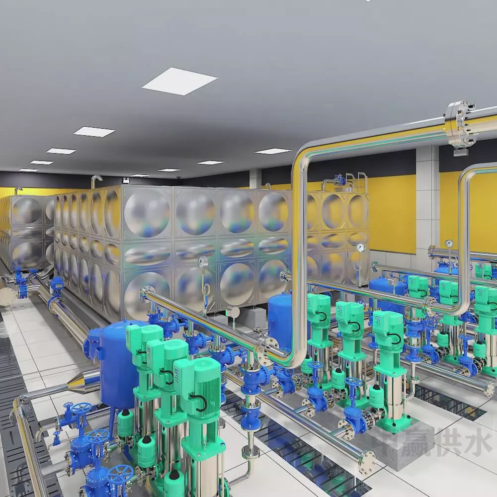 高層小區二次供水設備的工作原理和工作流程是什么？